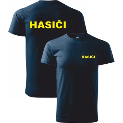 Maximalshop Tmavě modré tričko pro hasiče