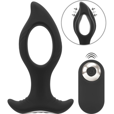 Anos RC Butt Plug with a Hole Black