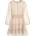 Guess Шифонена рокля в бледо розово покрита с надписи Guess