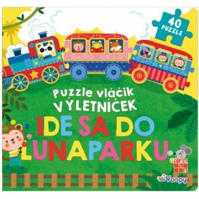 Puzzle vláčik Výletníček: Ide sa na dovolenku
