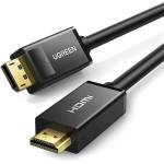 UGREEN Кабел DisplayPort към HDMI с поддръжка на 4K - Ugreen DisplayPort to HDMI 4K Cable (черен) (300 см) (DP101)