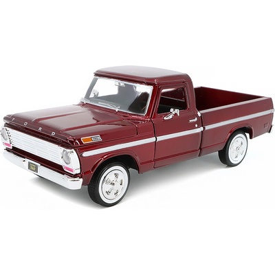 MOTORMAX Ford F-100 Pick-Up 1969 vínová 1:24