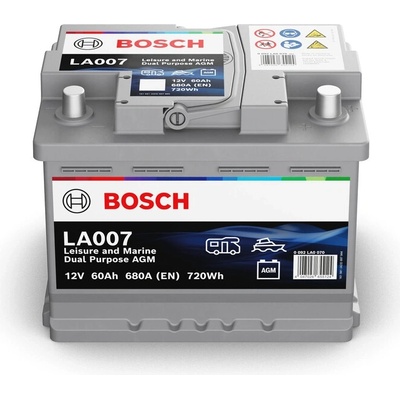 Bosch LA007 12V 60Ah 680A 0 092 LA0 070