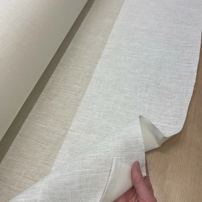 Lněné plátno krémové 210g/m2, tisková úprava