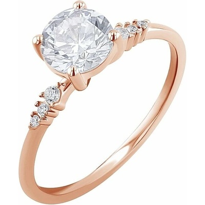 Eppi Zásnubný prsteň s lab grown diamantmi Elise RE46242
