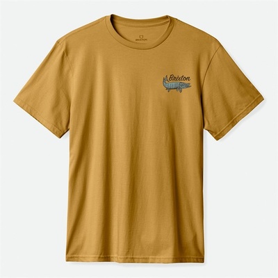 Brixton Muskie S/S Stt Dijon Worn Wash BJNWW