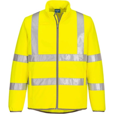 Portwest EC24 softshellová bunda PW2 Hi Vis Žltá
