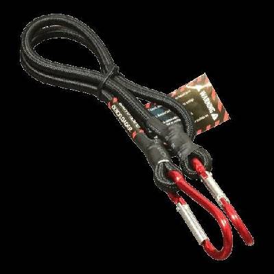 QUICKLOADER Bungee/Carabiner upínací guma s karabinou 45 kg 80 cm x 8 mm