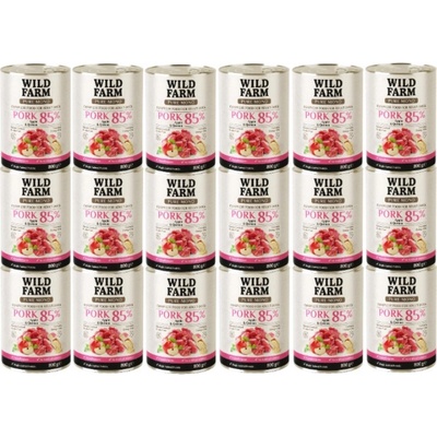 Wild Farm Pure Mono Bravčové mäso jablká a quinoa 18 x 800 g