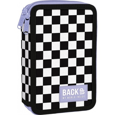 BackUP - Пълен несесер с 2 ципа Colored Chess 6 DW 94F