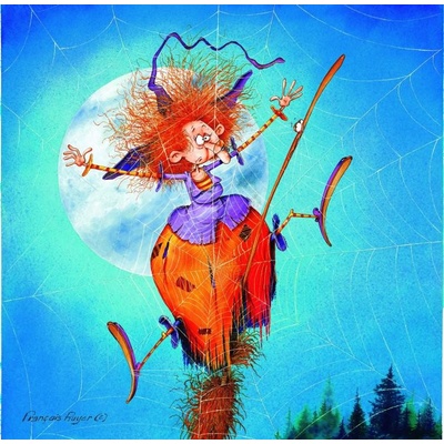 Grafika François RuyerThe WitchOn a broom 1000 dielov