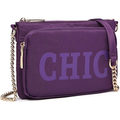 Fialová trendy crossbody kabelka Zayna