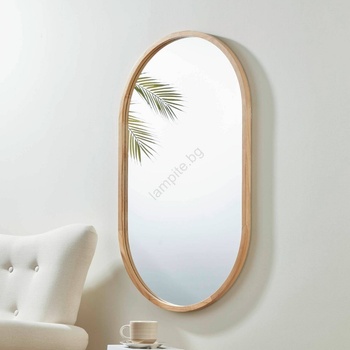 EGLO 425002 - Стенно огледало BANI 100x60 см, кафяво (EG425002)