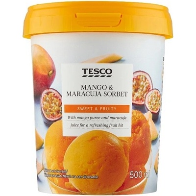 Tesco Sorbet mangovo-marakujový 500 ml