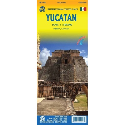 Yucatan Peninsula 1:500 000