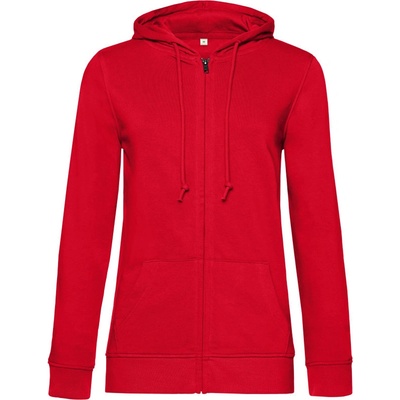 B&C Collection Inspire Zipped Hood /women 01.W36B red