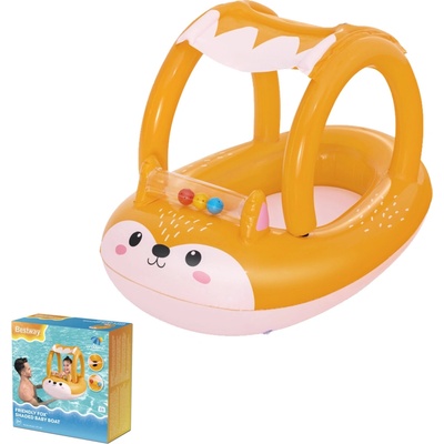 Bestway® Friendly Fox™ Detský nafukovací čln so slnečnou strieškou 94 x 66 cm