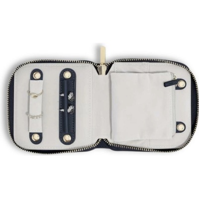 Stackers kompaktní cestovní šperkovnice Navy Blue Compact Jewellery Roll tmavě modrá 76143