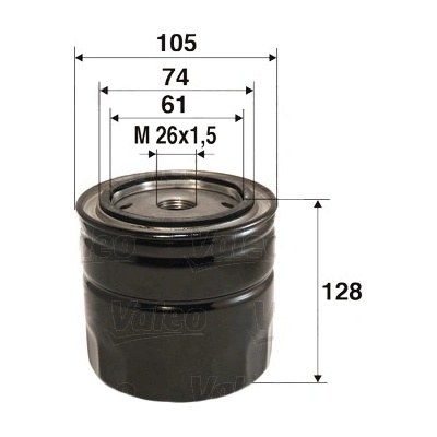 Olejový filter VALEO 586032
