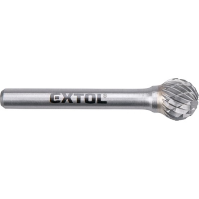 Extol Industrial fréza karbidová, kulová, pr.12mm/stopka 6mm,sek střední (double-cut) 8703735