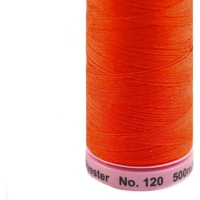 Polyesterové nitě návin 500 m Aspo Amann 0450 Red Orange
