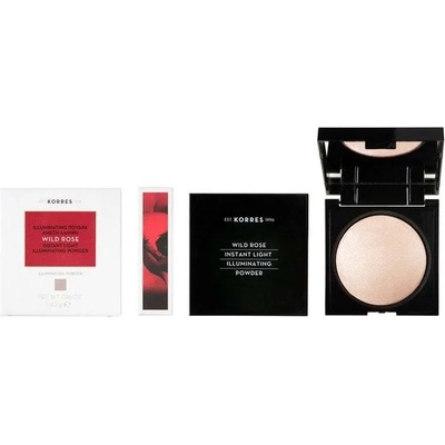KORRES Озаряваща пудра Дива роза , Korres Wild Rose Instant Light Illuminating Powder 4.5gr