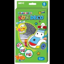 Anděl Barvy na sklo sada 6 barev 10,5 ml a 6 sklíček Auto