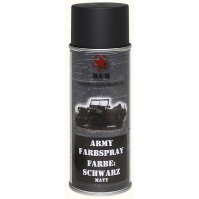 MFH Barva ARMY ve spreji 400ml MATT ČERNÁ