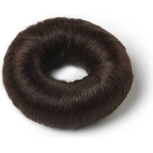BraveHead Synthetic Hair Bun Brown L 8 cm