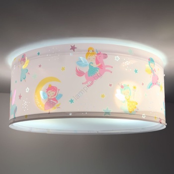 Dalber 42496 - Детска плафониера FAIRY DREAMS 2xE27/15W/230V (PI588)