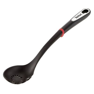 Лъжица Tefal K2060214, Ingenio, Pasta spoon, Kitchen tool, Nylon/Fiberglass, 39.6x10.6x6.4cm, Up to 220°C, Dishwasher safe, black (K2060214)
