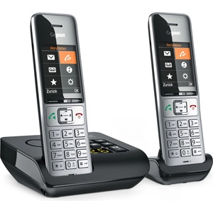 Gigaset Gigaset Comfort 500A Duo телефон, сребристо черен (L36852-H3023-B101) Телефонни апарати