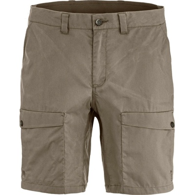 Fjällräven ABISKO HYBRID TRAIL SHORTS MEN Suede Brown hnědá
