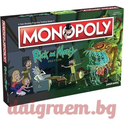 Winning Moves Настолна игра Монополи Рик и Морти (wm02701)