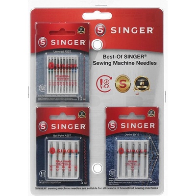 Speciální set 20 jehel Singer