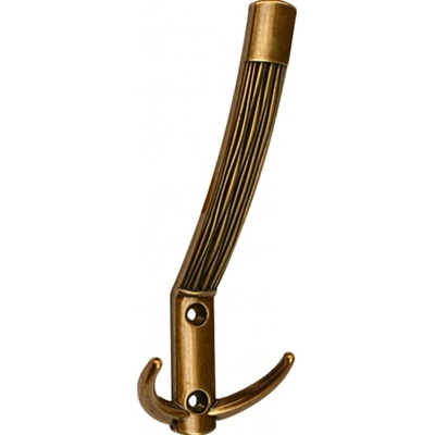 Háček 2213 staromosazný leštěný 148 mm x 60 mm x 66 mm