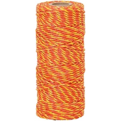 Fencee Lanko pro elektrický ohradník - průměr 2.5 mm - žluto-oranžové - 100 m