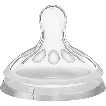 Wee Baby Силиконови биберони Wee Baby - Natural, 2 броя, 6-18 месеца (149)