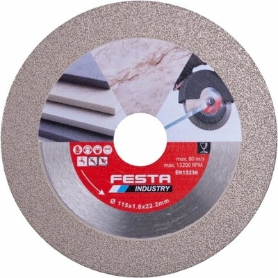 Festa Kotouč diamantový rezný brusný 115 x 22,2 mm 21260