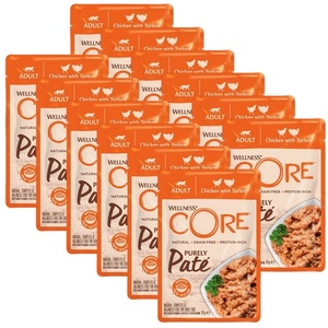 Wellness Core Purely Paté пиле и пуйка 12 x 85 г