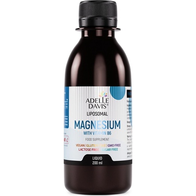Adelle Davis Lipozomálne magnézium s Vitamínom B6 200 ml