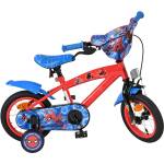 E & L Cycles Детски велосипед с помощни колела E&L cycles - Spiderman, 12 (20502-CB12)