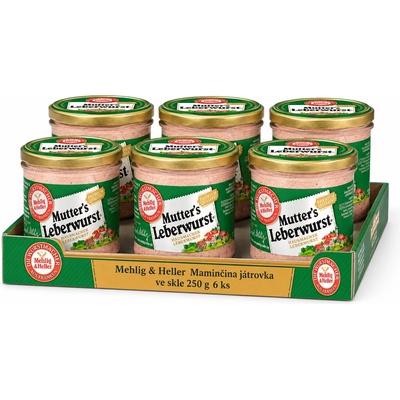 Mehlig & Heller Maminčina játrovka ve skle 6x250g