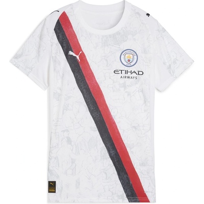 PUMA x KidsSuper Manchester City Club Shirt 2025 2026 Womens - White/Black