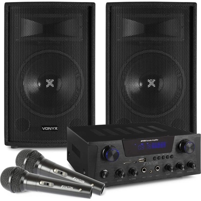 Vonyx Just Sing Karaoke set s Bluetooth a 2ks mikrofónov 500W