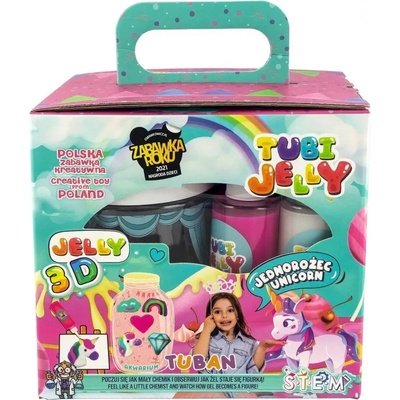 TUBAN Креативен комплект Tuban - Tubi Jelly, Unicorn, 6 цвята (TU3328)