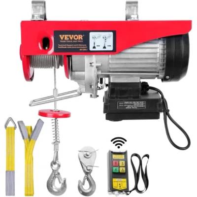 Vevor Електрически телфер vevor dd1320lbs21ftux97v2/ 600 кг/ 1150 w (dd1320lbs21ftux97v2)