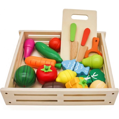 Pepita Дърво Pepita Рязане на плодове и зеленчуци с ножове и дъска за рязане (W10B224)