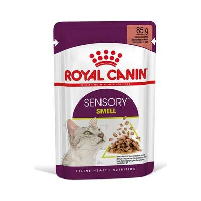 ROYAL CANIN Sensory Smell gravy 24x kúsky v omáčke pre dospelé mačky na stimuláciu čuchu 85 g