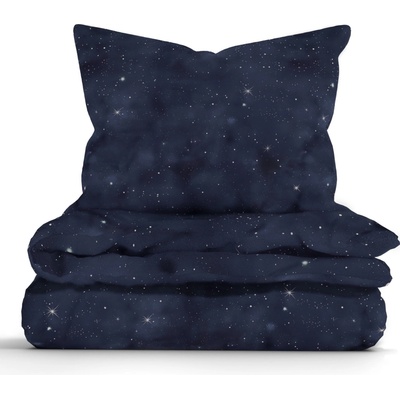 MKLuzkoviny.cz bavlna povlečení Renforcé Hvězdná obloha 140x200 70x90 – Zboží Dáma